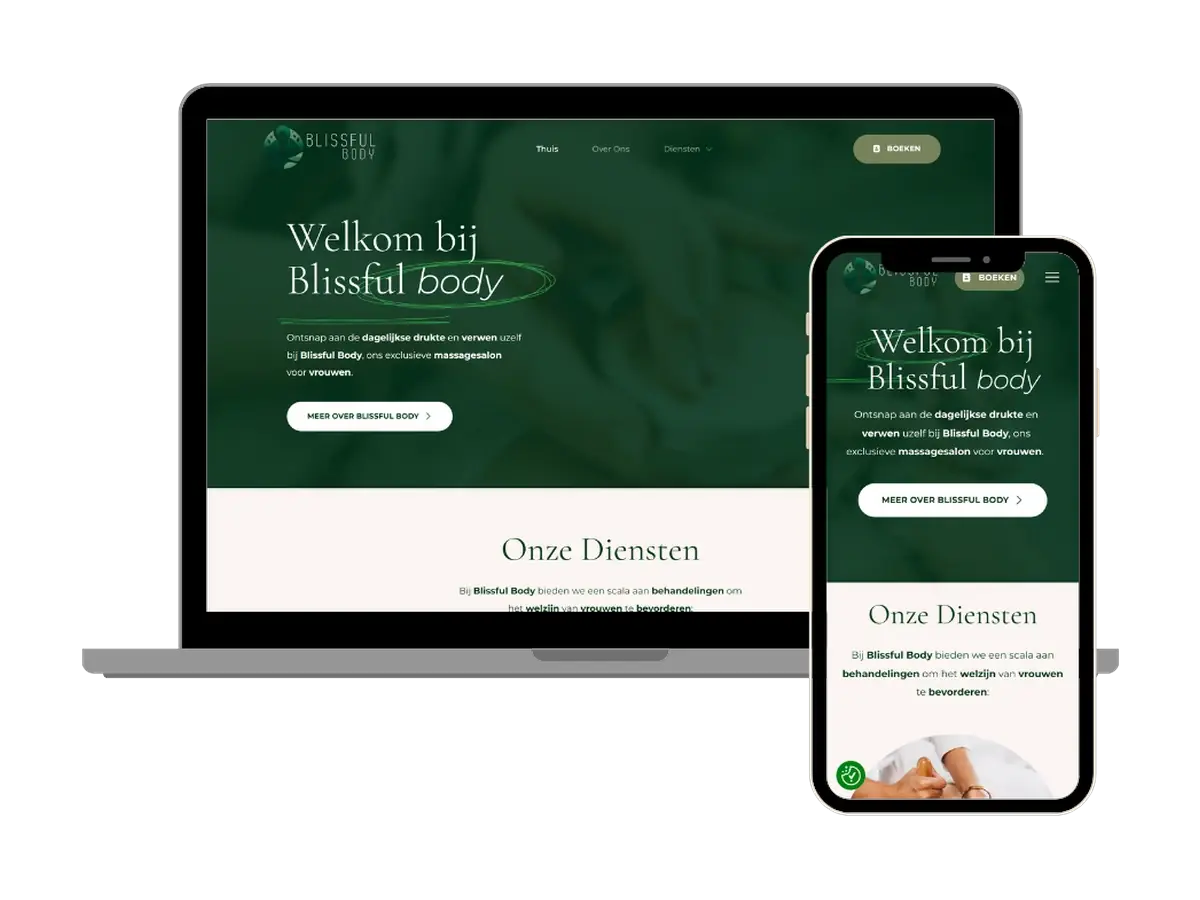Webdesign – Blissful Body
